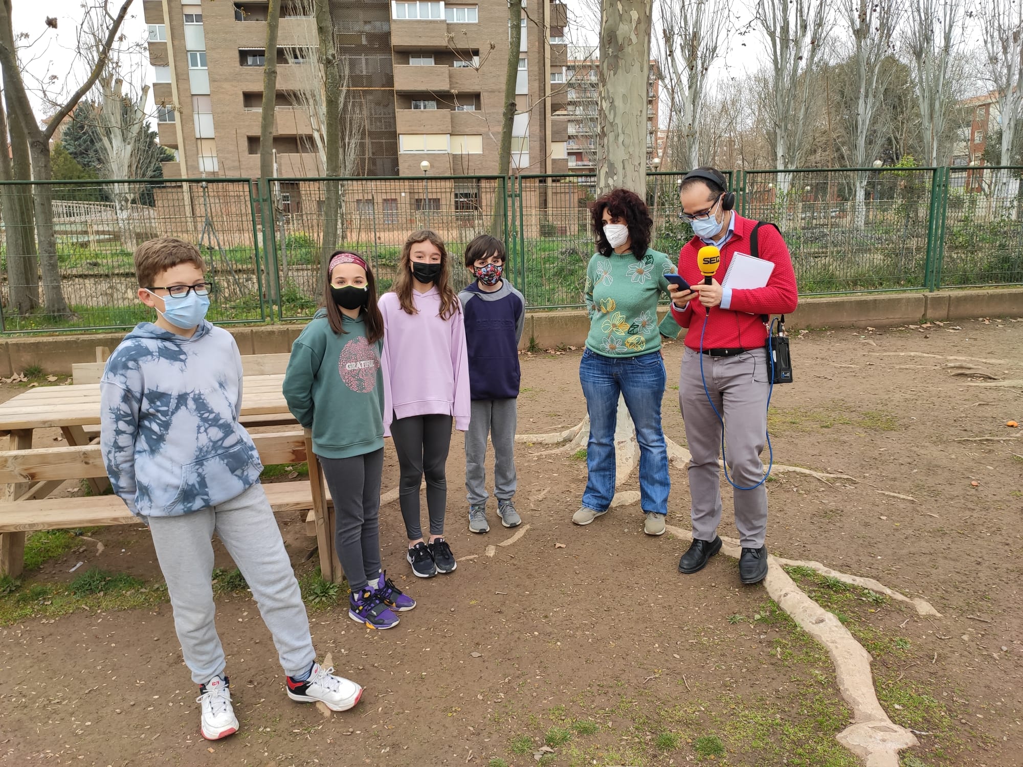 La radio, en el colegio Las Gaunas de Logroño