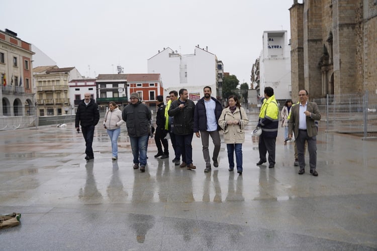 La plaza de España de Don Benito se abrirá temporalmente al público estas Navidades