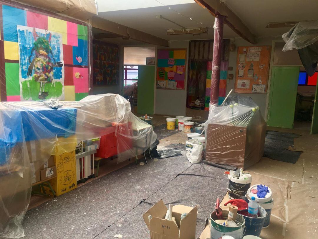 Obras de mejora en los centros educativos del municipio