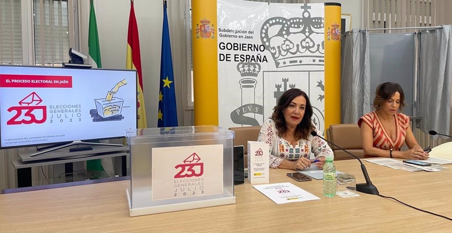 Madueño en la presentación del dispositivo electoral del 23J