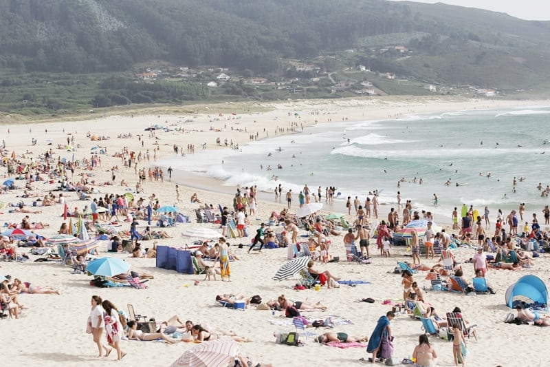 Playa de Doniños, en Ferrol