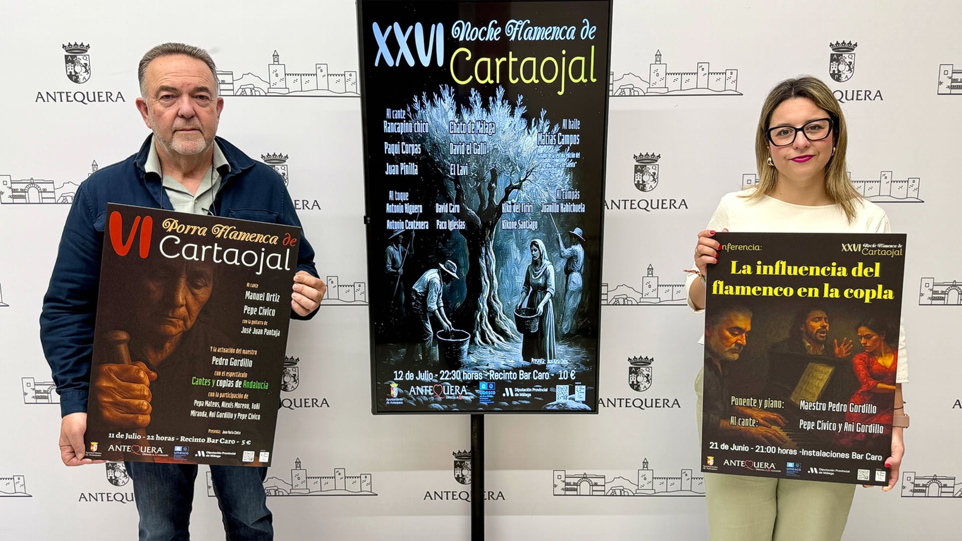 Presentación de la Noche Flamenca de Cartaojal