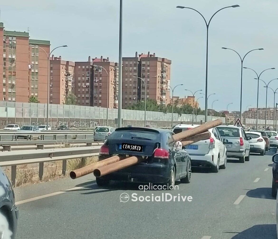 El vehículo que intentan localizar en Málaga