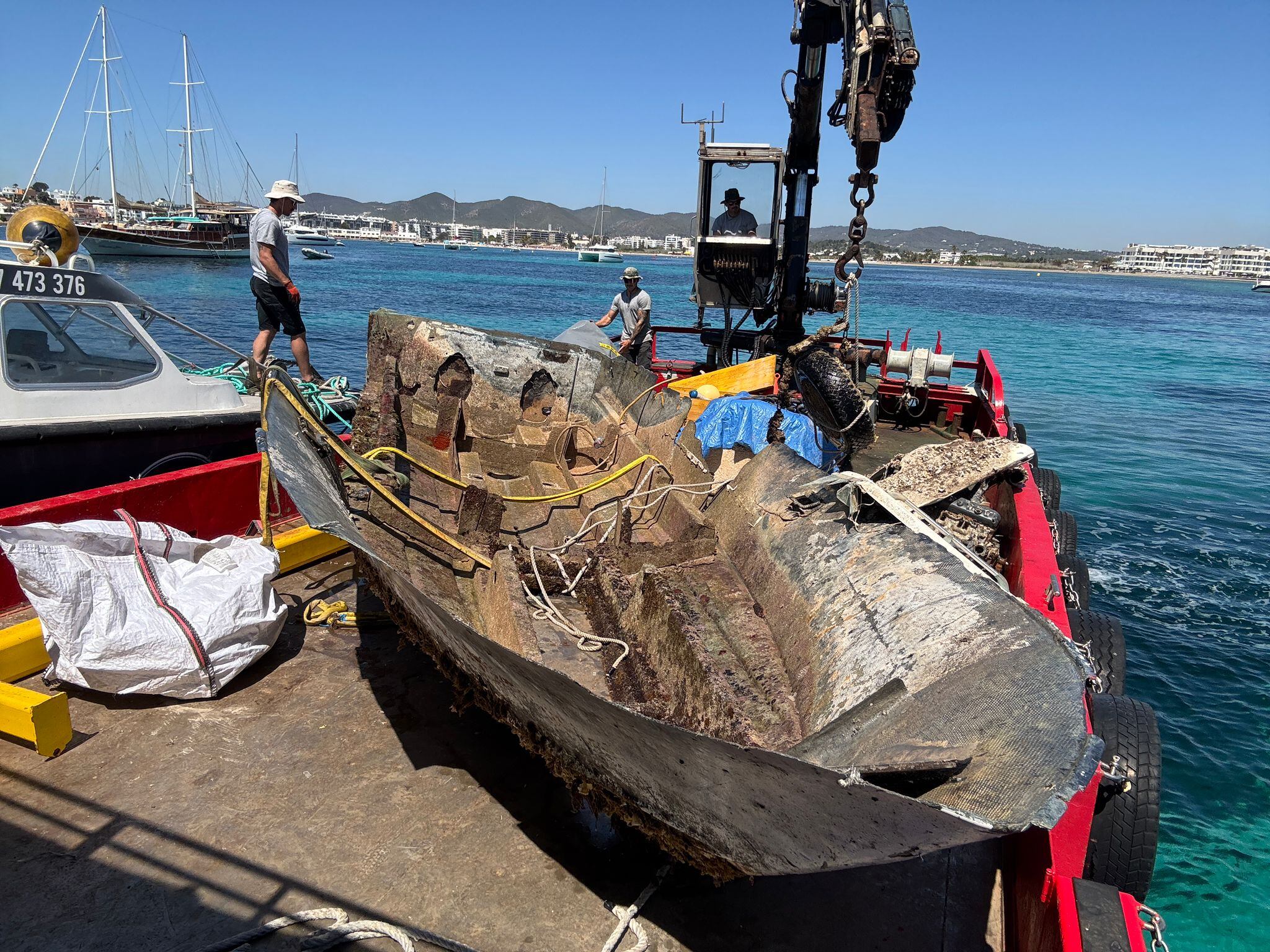 Residuos retirados de la zona