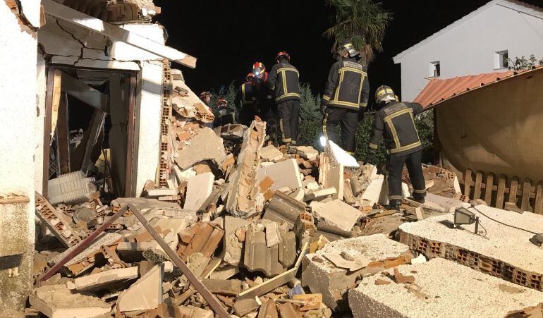 Explosión en una vivienda de Villamanta