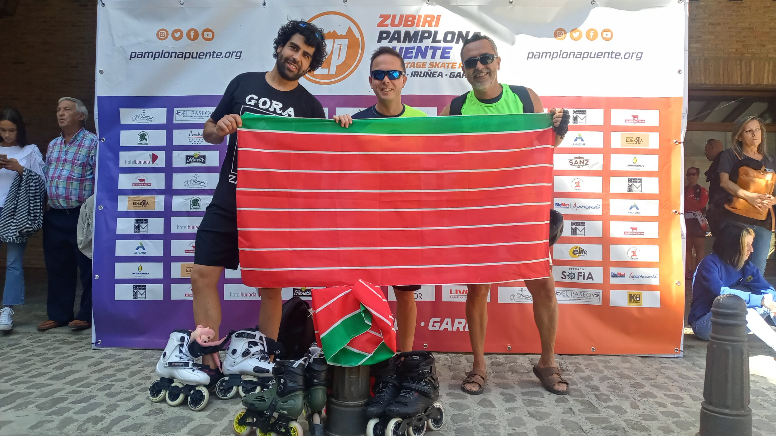 Diego León Esteban, Jose Luis Campano y Rubén Soto Valenzuela en la P2P