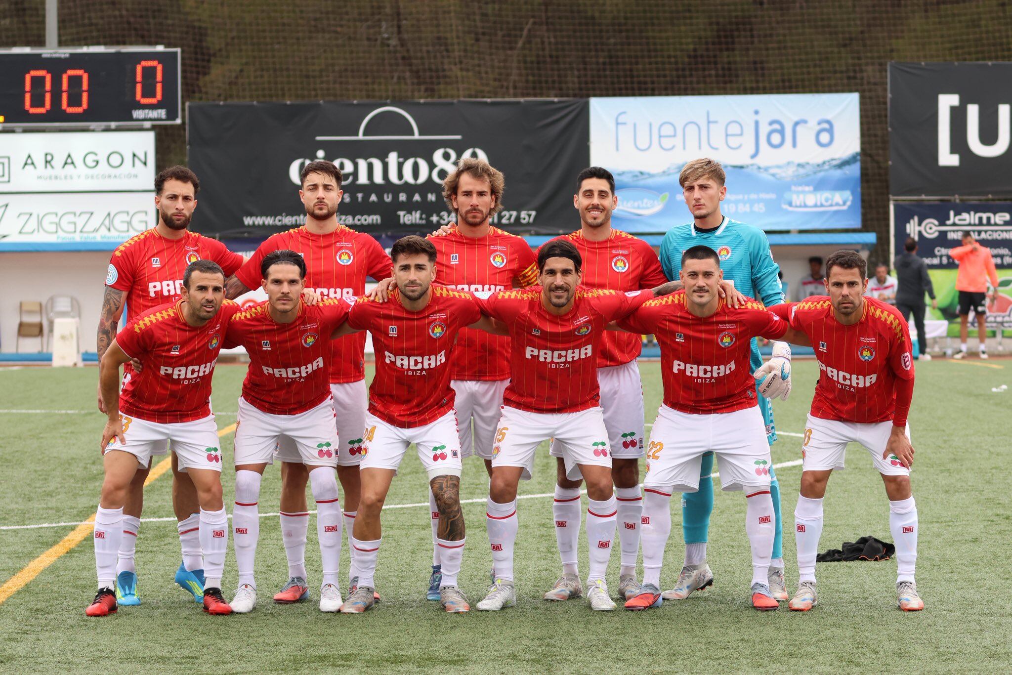 Once inicial de la SD Ibiza este domingo