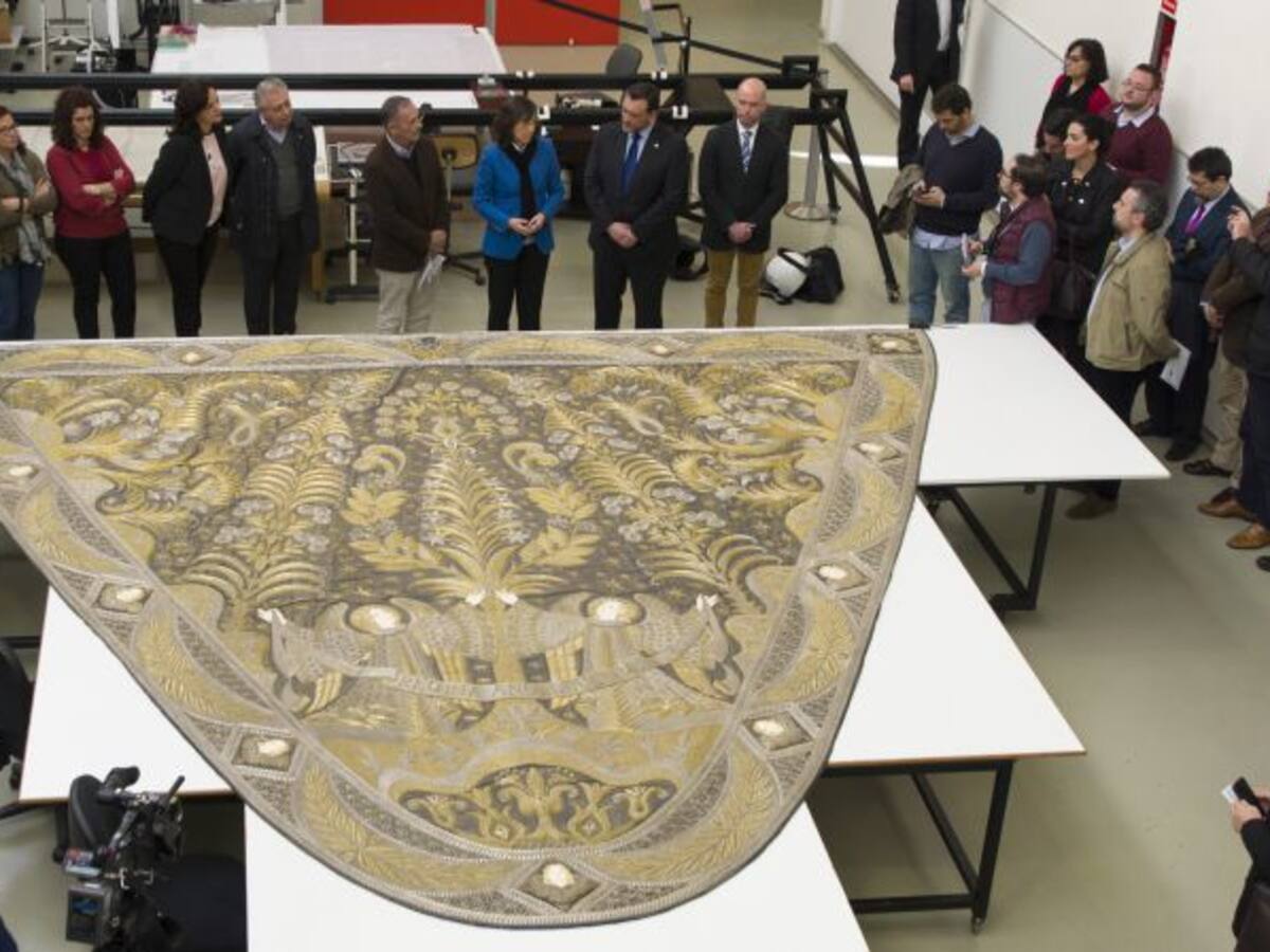 La restauración del manto de Los Negritos, entre los Premios Demófilo 2017