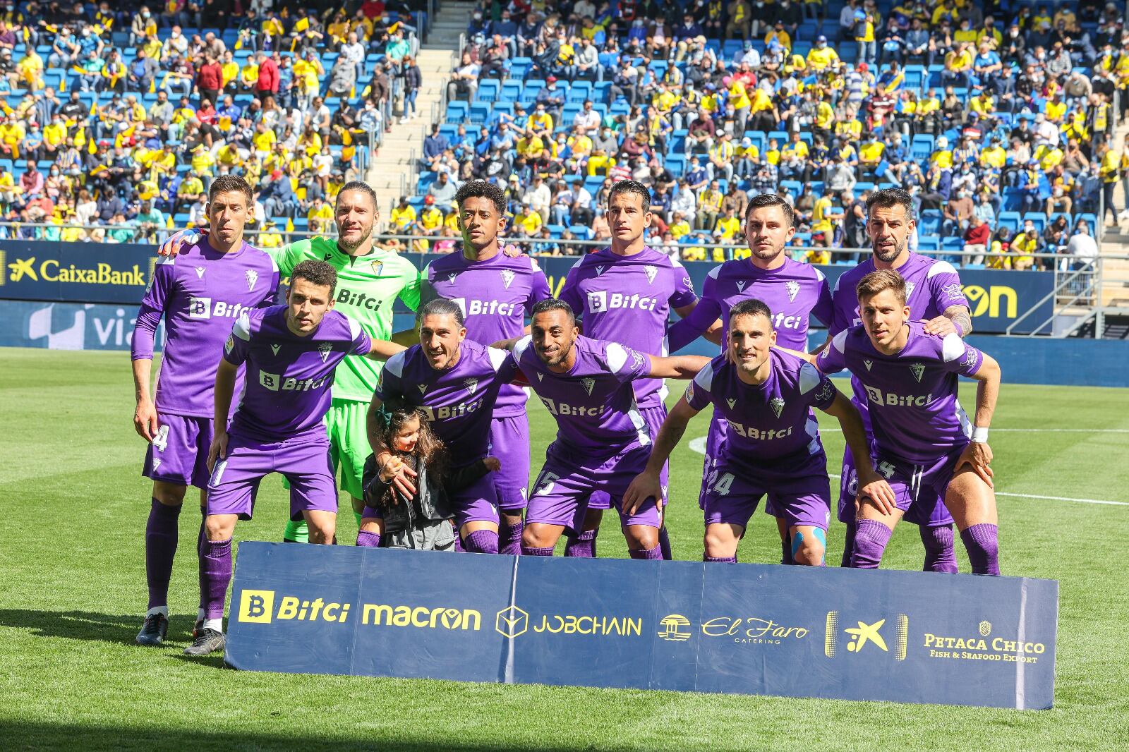 Alineación del Cádiz ante el Rayo