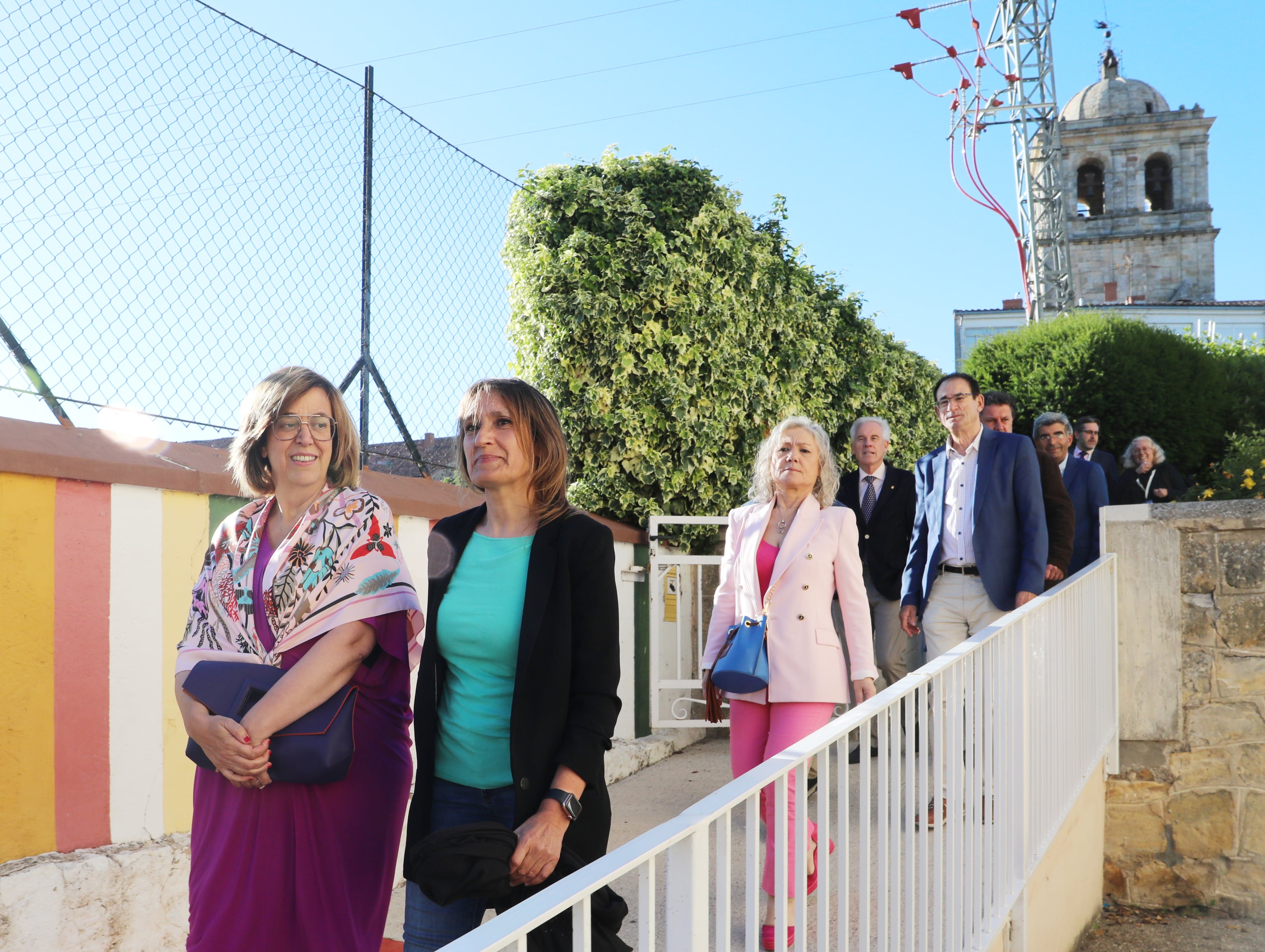 La consejera de Educación, Rocío Lucas, participa en la clausura del XXXV Encuentro Nacional de Escuelas Asociadas de la Unesco en el colegio San Gregorio de Aguilar de Campoo (Palencia)