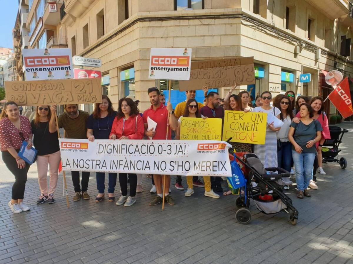 CCOO rechaza el convenio de Educación Infantil