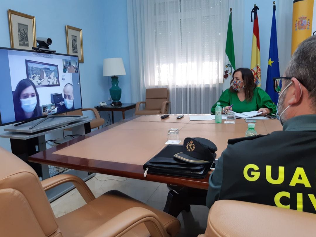 Momento de la Junta Local de Seguridad Ciudadana