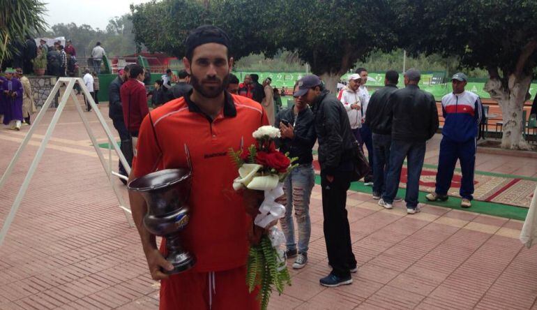 Marc Giner, tras lograr el subcampeonato en el ITF Future de Marruecos