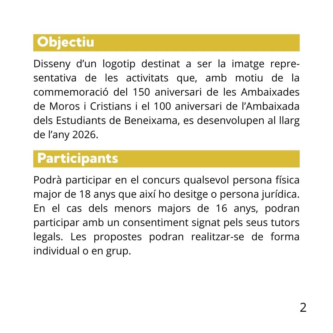 Bases convocatoria del concurso