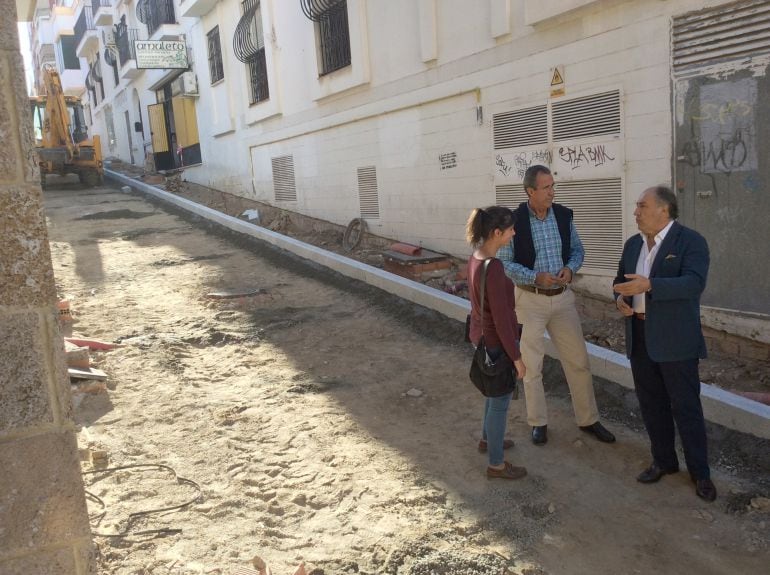 Obras de la calle Buenaire en Algeciras