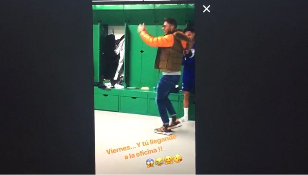 El baile de Joaquín que publicó en Instagram