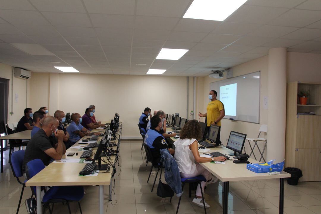 Una de las sesiones de formación.