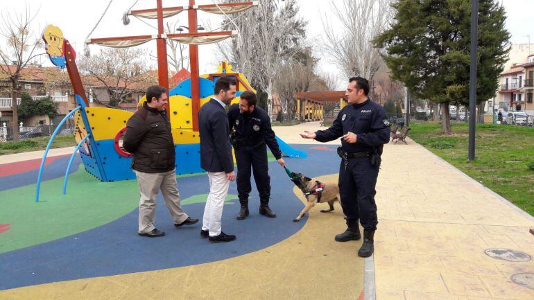 Killa, la perra policía de la unidad canina de Maracena
