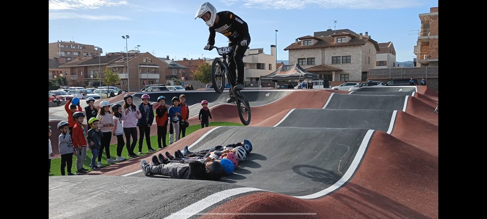 Exhibición de Pumptrack en Fraga