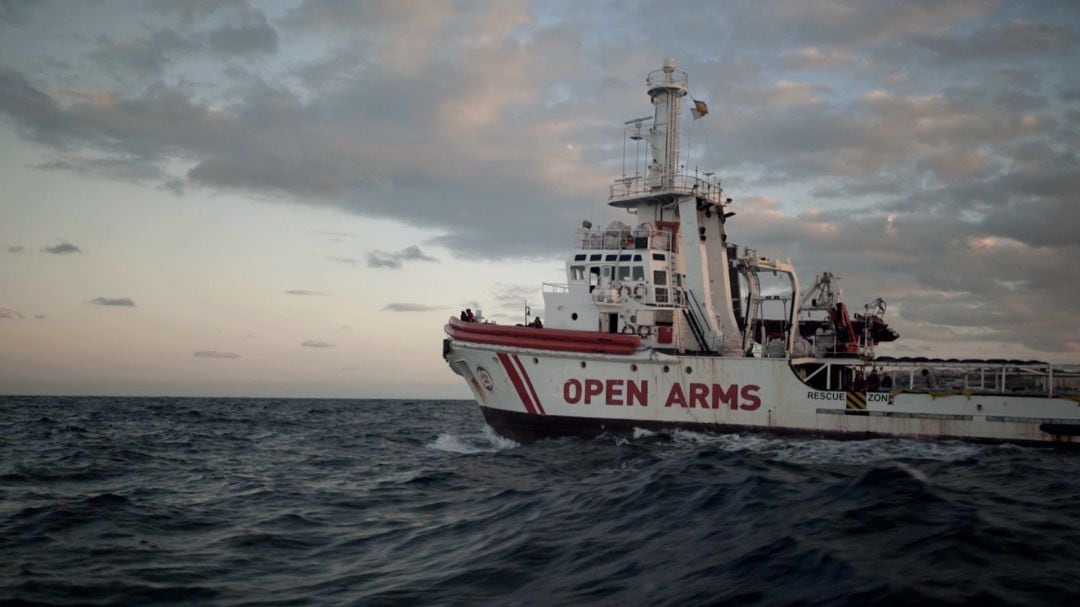 Imagen del documental &#039;Cartas mojadas&#039;, sobre la ONG Proactiva Open Arms, presenado en el Festival de Cine de Málaga