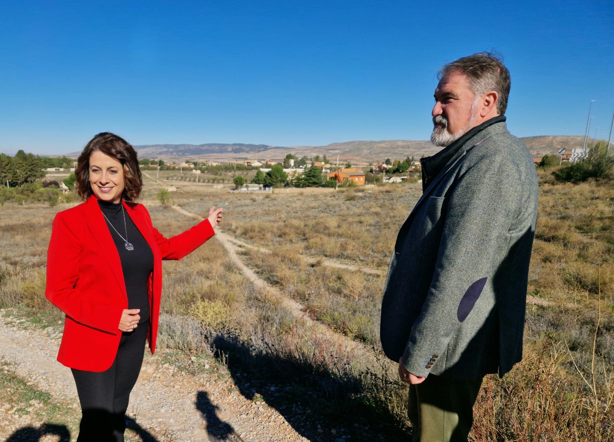Emma Buj, Alcaldesa de Teruel, y Juan Carlos Cruzado, Concejal de urbanismo