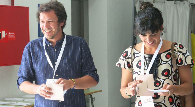 José María González y Teresa Rodríguez, a punto de votar el 26 de junio