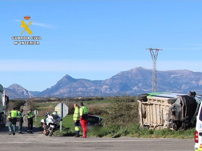 El siniestro se produjo el pasado 25 de marzo en el cruce de la vía A-1217 y A-1218, donde se vieron implicados dos vehículos.