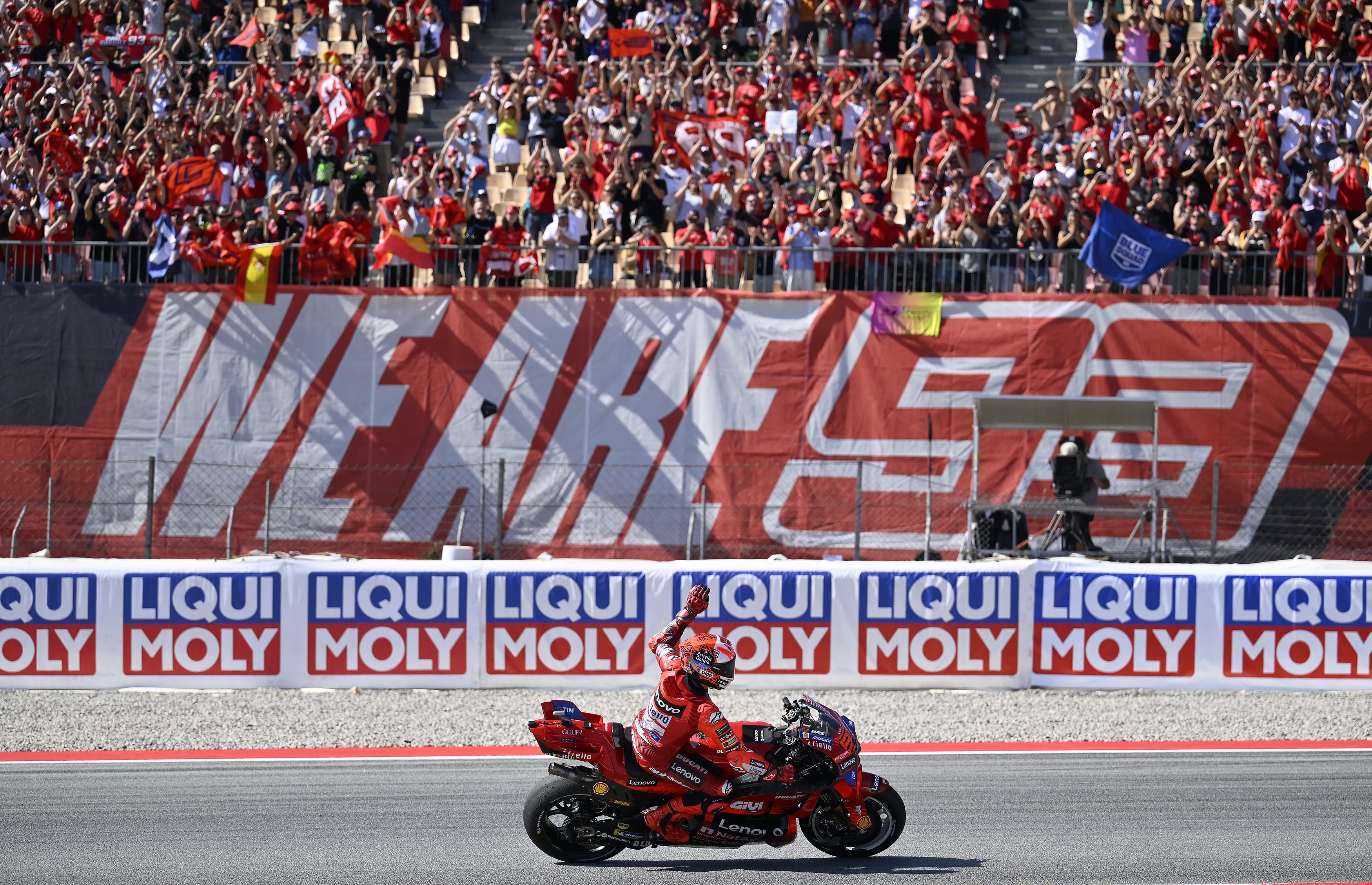 Marc Márquez, durante el GP de Cataluña 2025