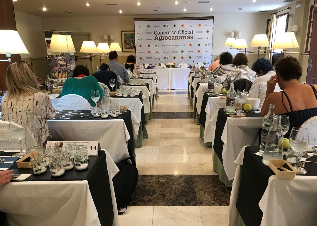 Imagen de archivo del Concurso Oficial de Sal Marina Agrocanarias 2019.