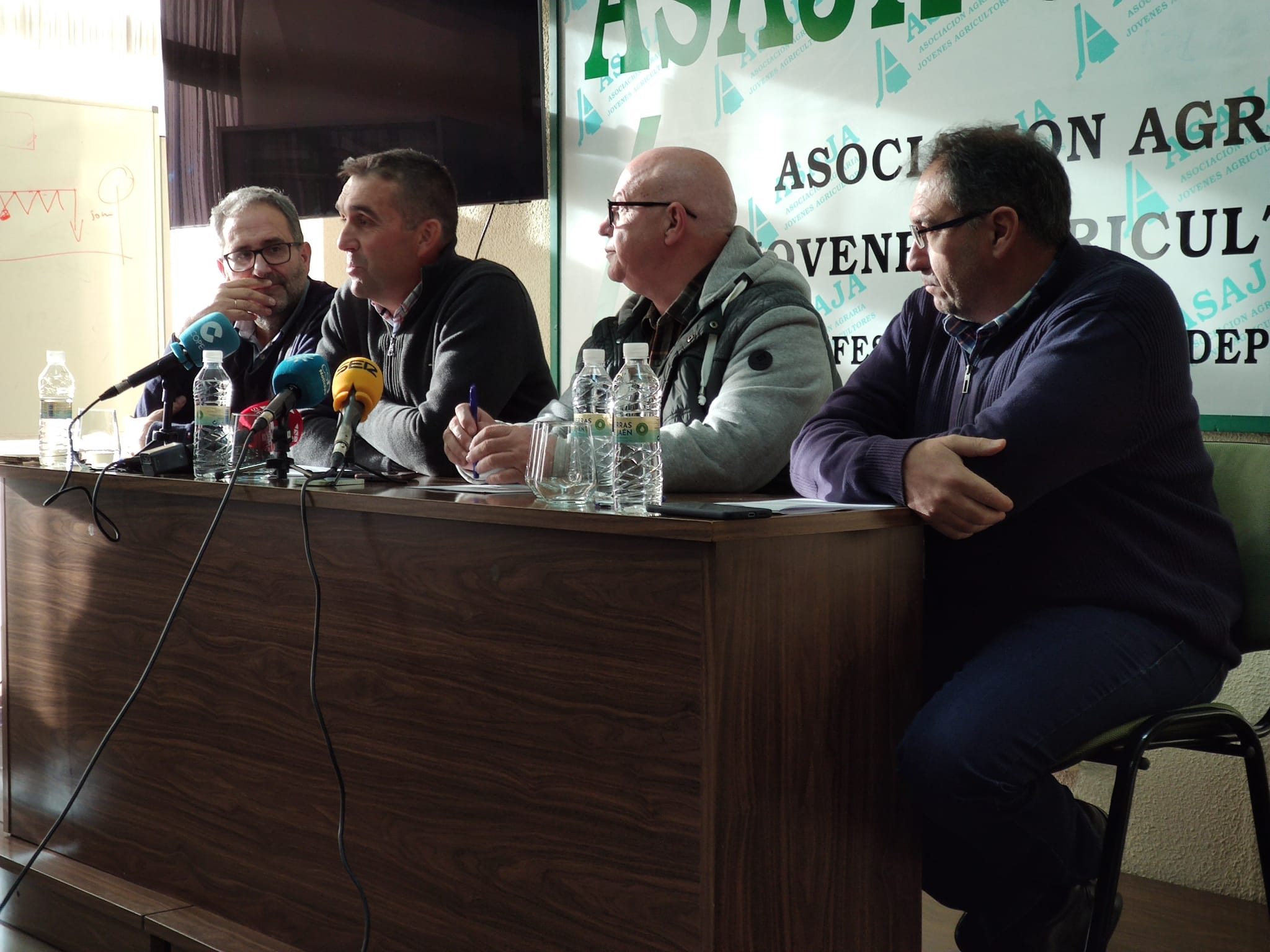 Miembros de ASAJA Jaén durante la presentación del Balance Agroganadero de este 2023