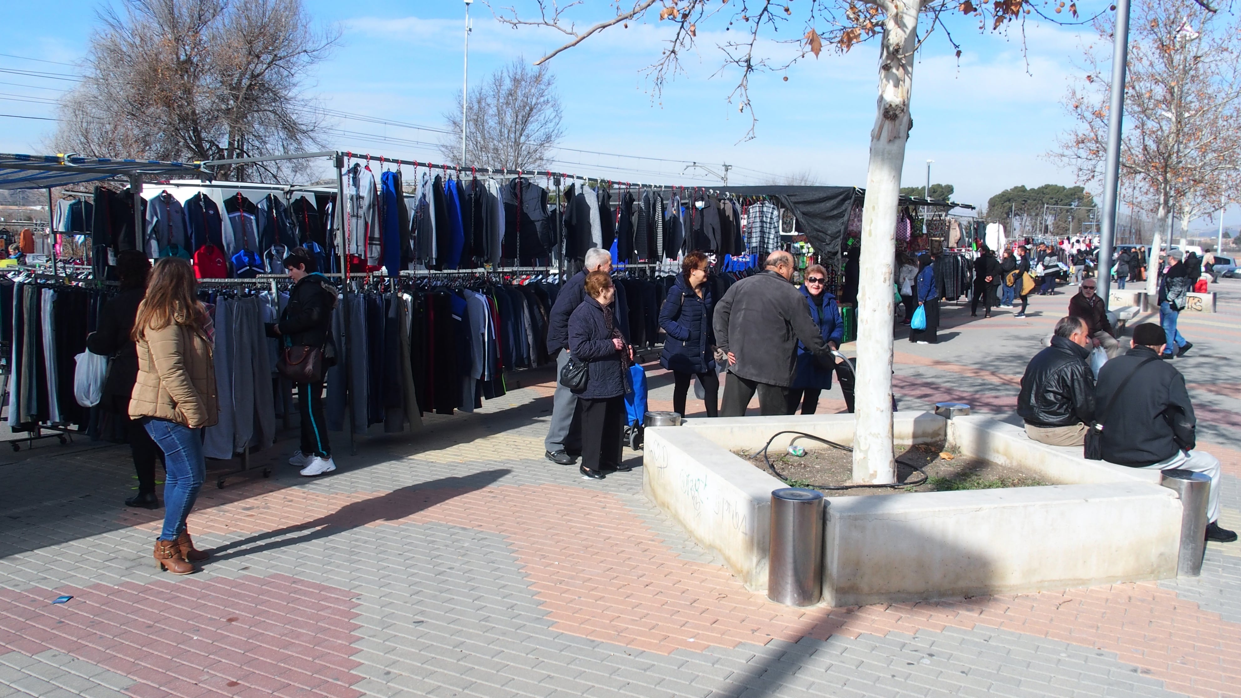 Imagen del mercadillo de los jueves de Villena