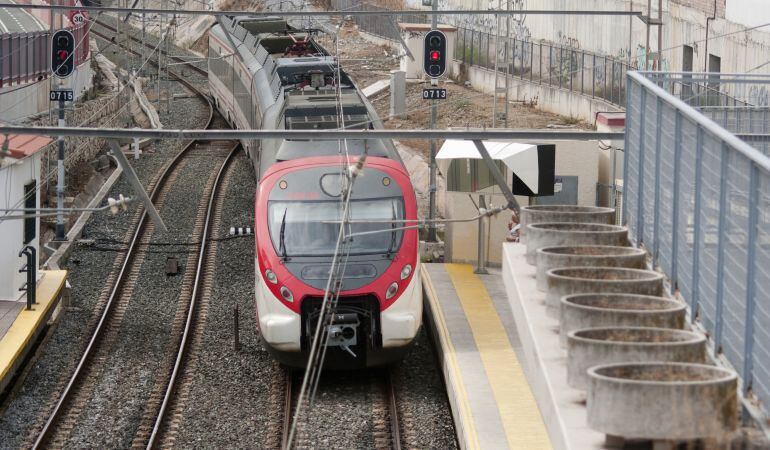 Tren de cercanías en Madrid