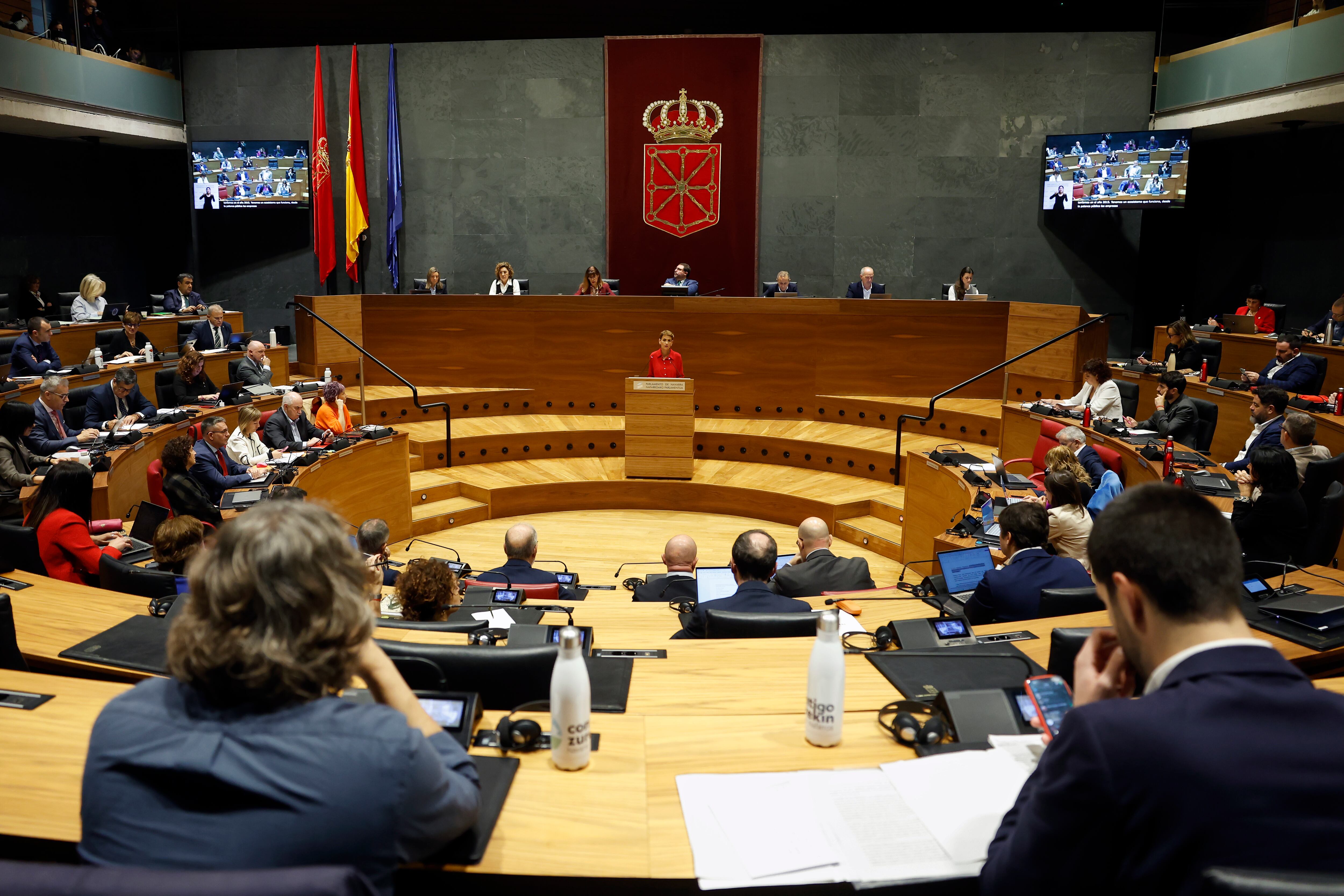 Geroa Bai y EH Bildu abogan por la cautela mientras la presunta trama de Cerdán no implique al Gobierno de Navarra