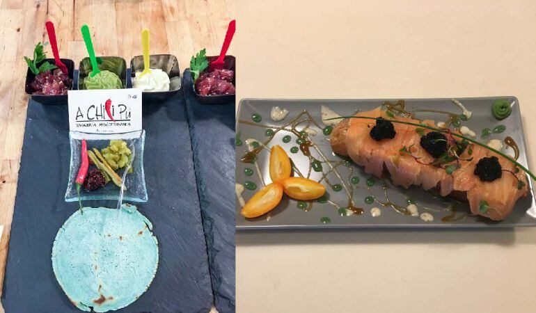 Las dos tapas ganadoras del concurso en la anterior edición