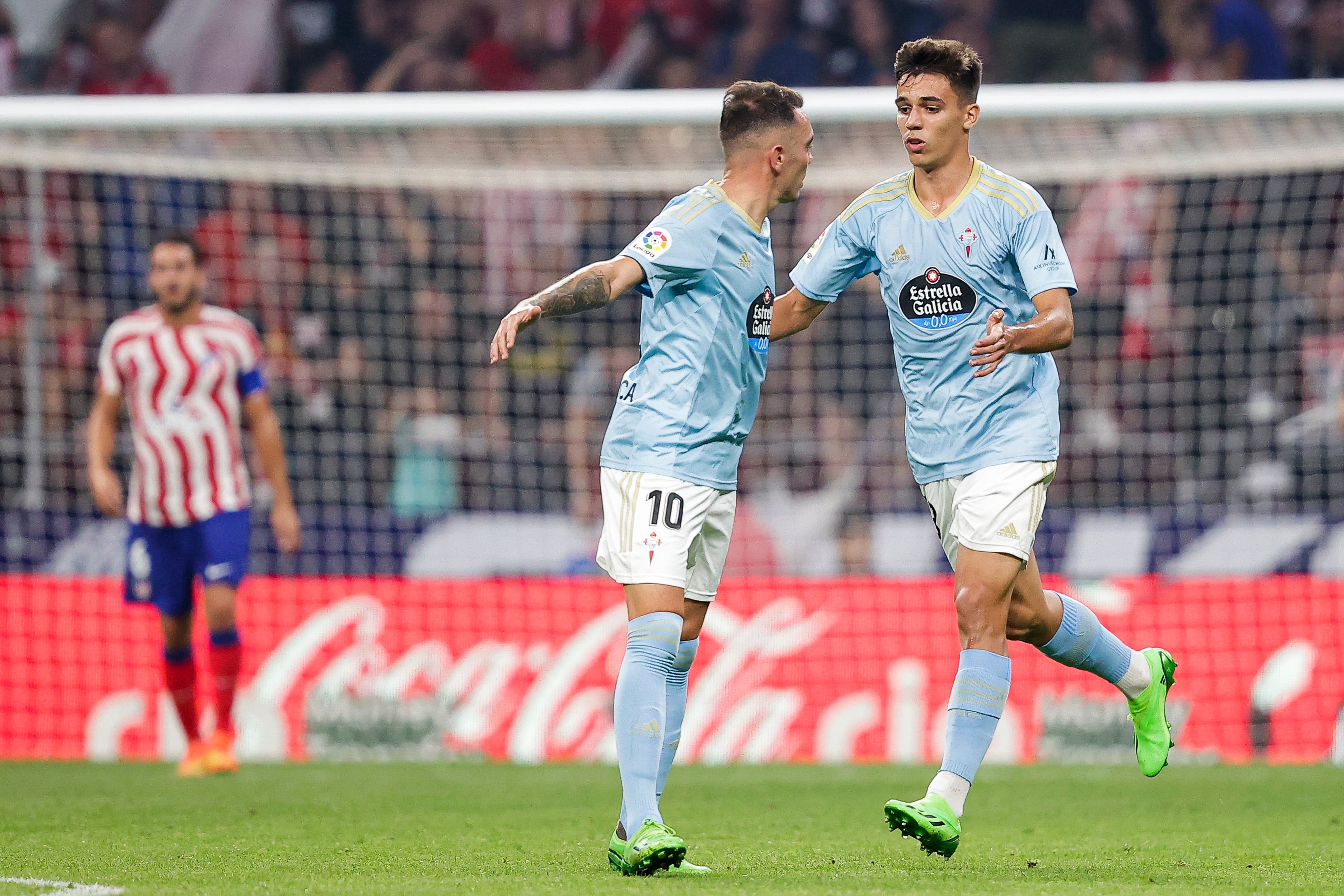 Atletico Madrid y Celta de Vigo en un partido de la temporada pasada