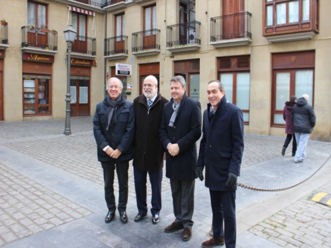 De izquierda a derecha: Echenique, Loza, Santano y Páez