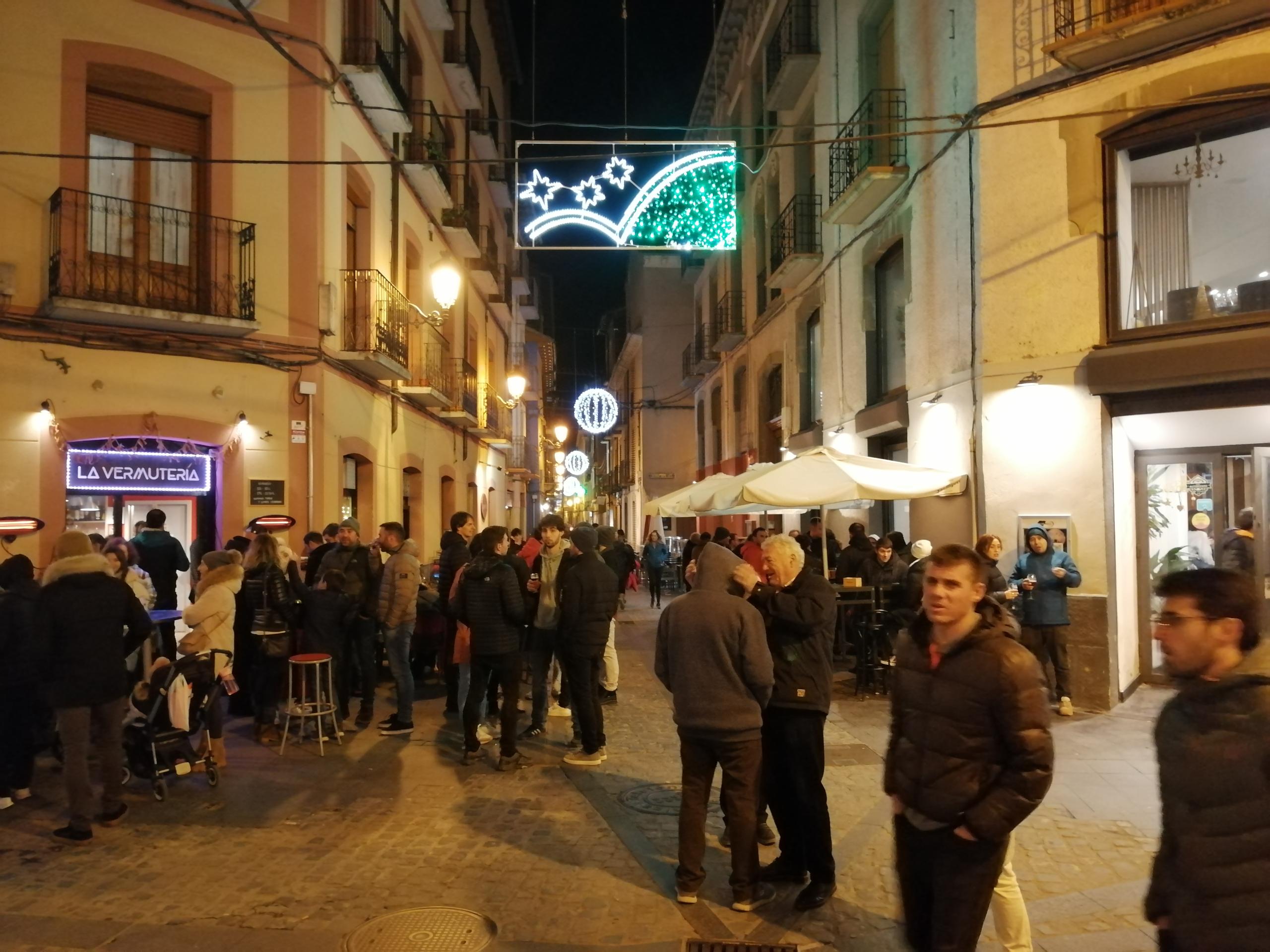 Calles de Jaca esta semana de Navidad