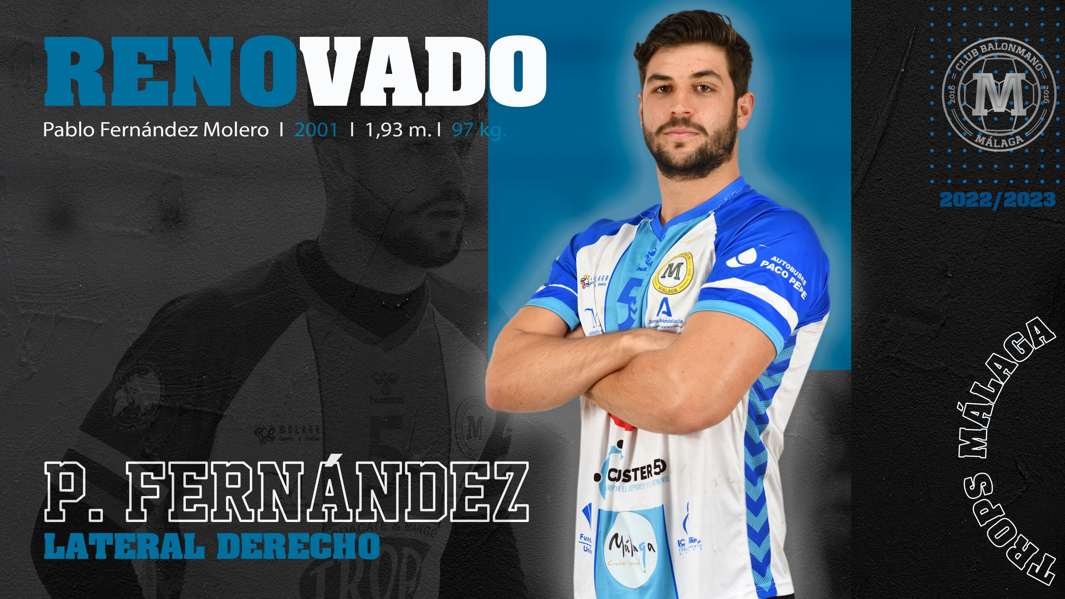 Anuncio de la renovación de Pablo Fernández