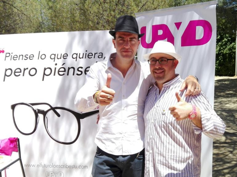 El candidato de UPYD por Ávila acudió al acto central de campaña, celebrado en Madrid