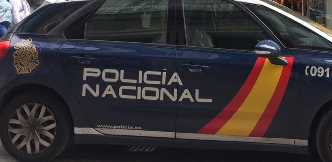 Un coche de la Policía Nacional de Vigo.