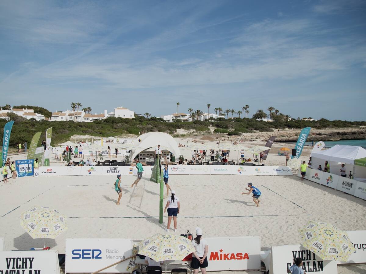 Definidas las semifinales de la Copa del Rey y de la Reina de vóley playa