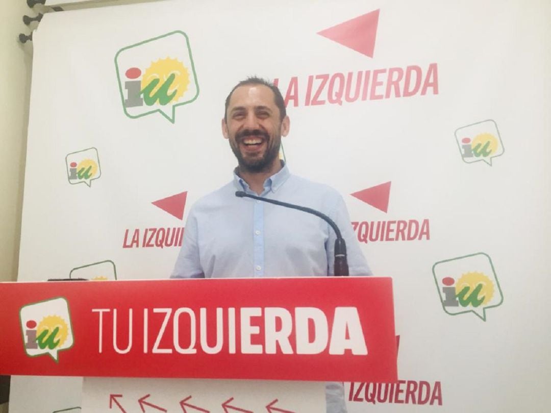 El responsable de organización provincial de IU, Sebastián Pérez.