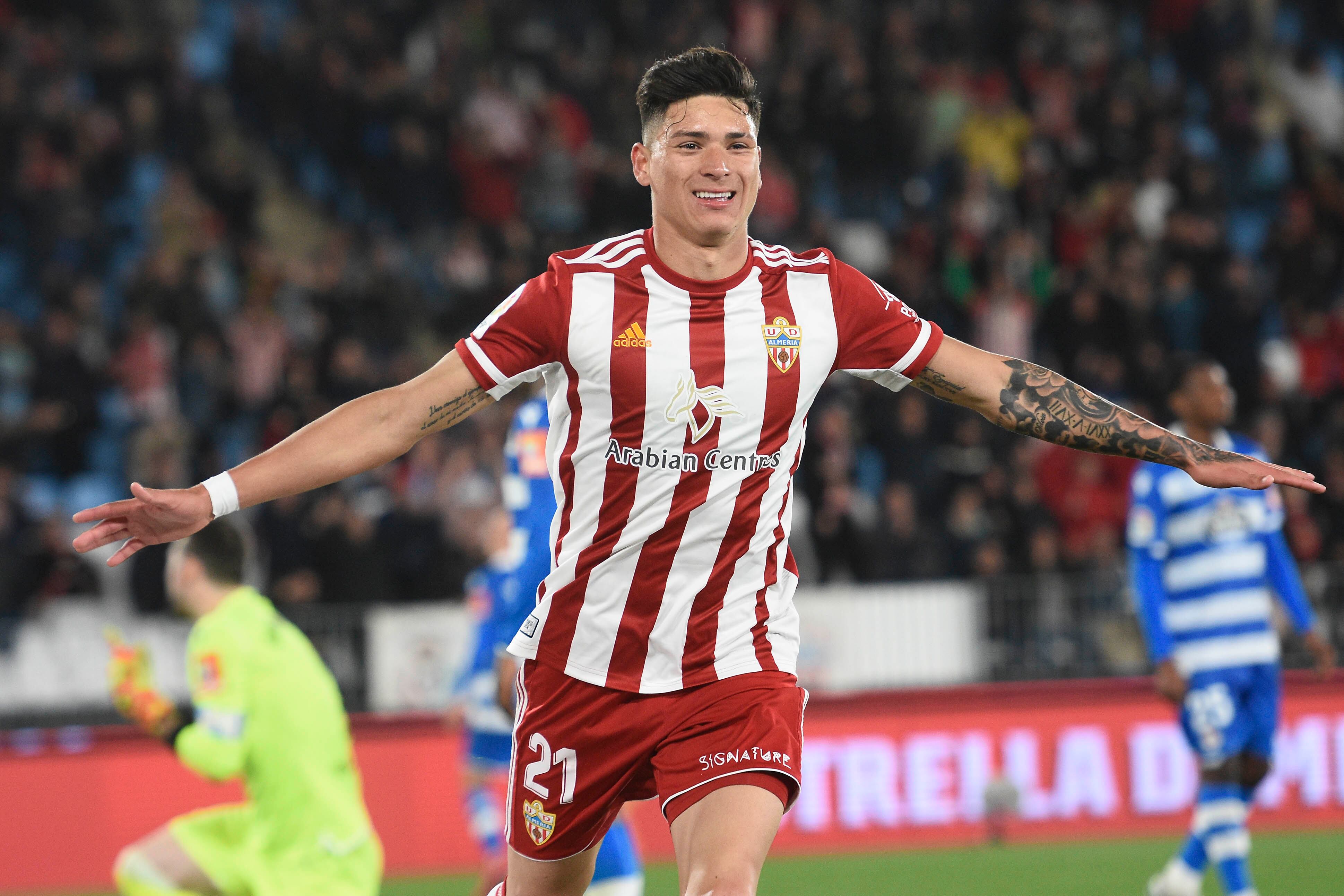 Aquel Darwin Núñez que triunfó de rojiblanco en el Almería.