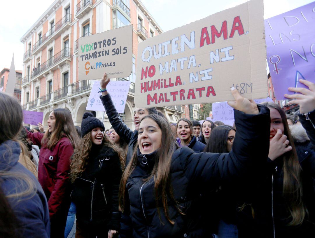 Manifestación el pasado 8 de marzo con motivo del Día Internacional de la Mujer