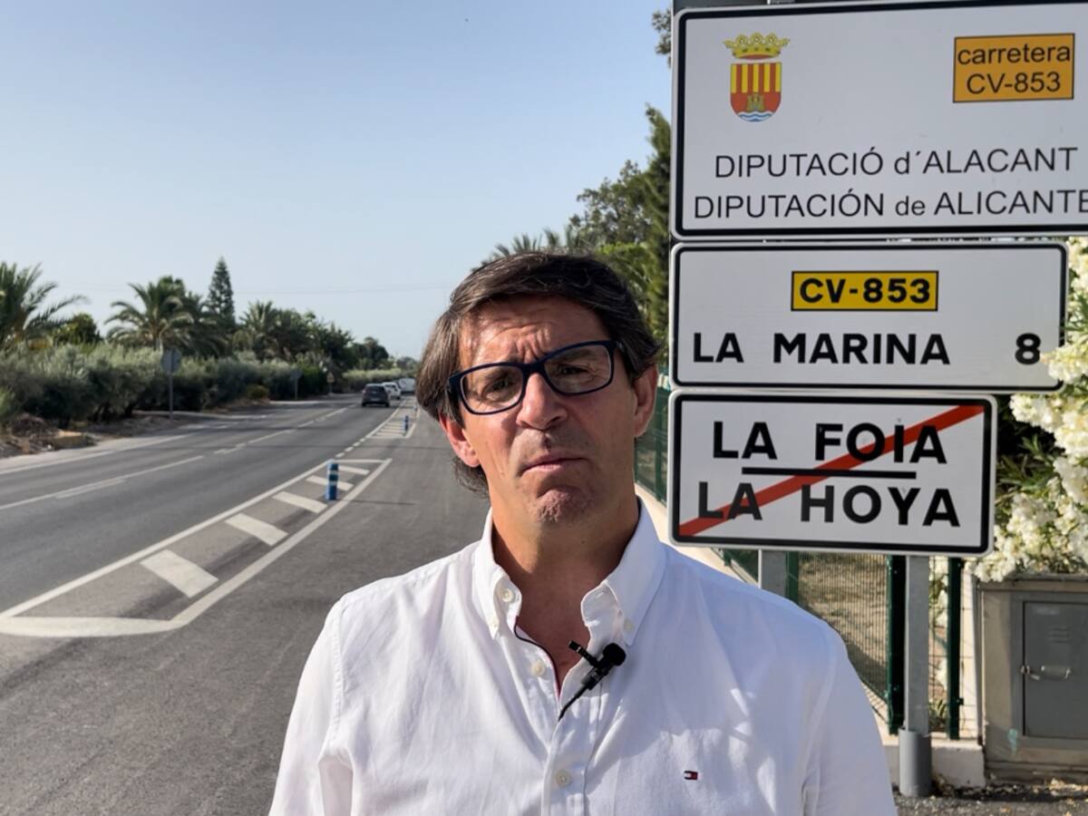 La Diputación de Alicante invierte 150.000 euros en la seguridad vial en la pedanía de La Hoya