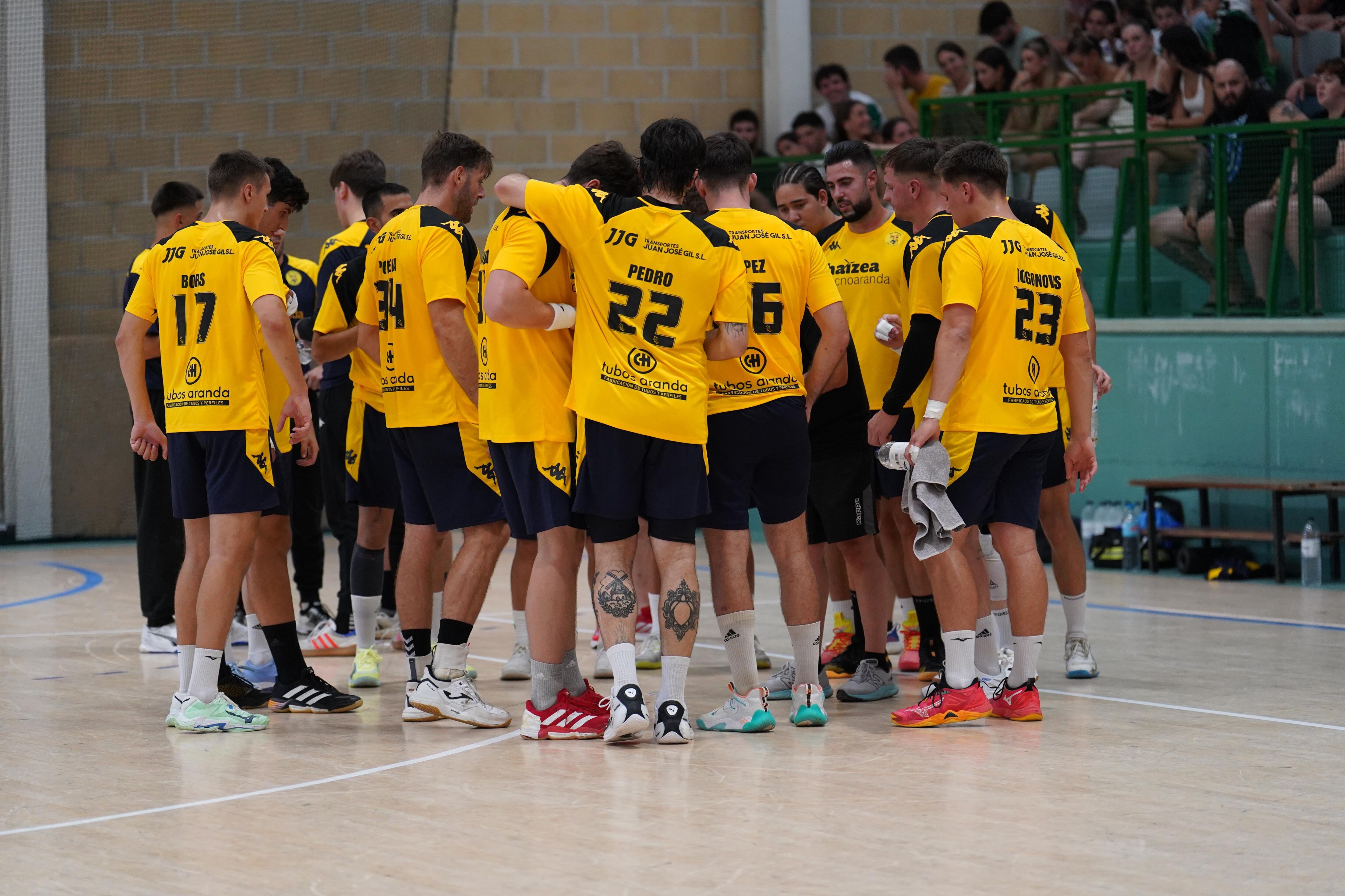 Imagen de un tiempo muerto del Tubos Aranda