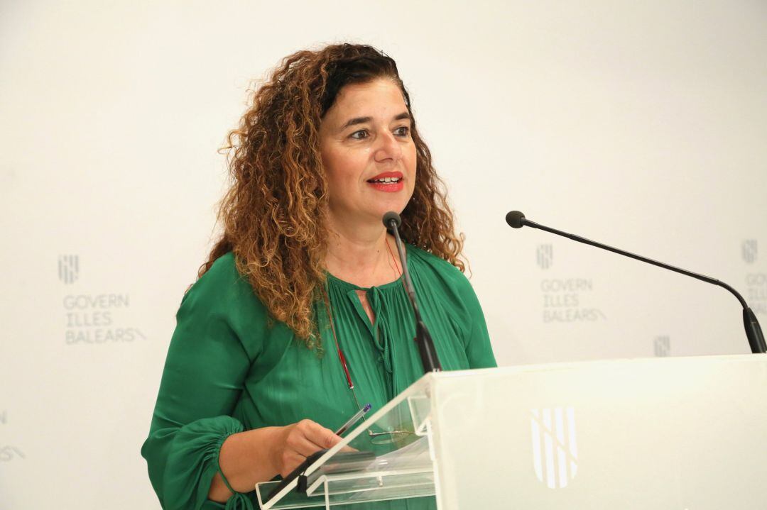 La portavoz del Govern, Pilar Costa. 
 