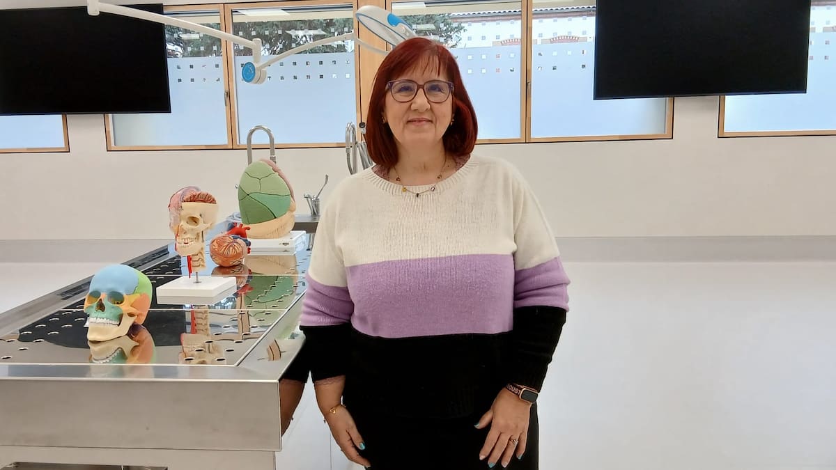 Ana Insausti, profesora de Anatomía en la UPNA