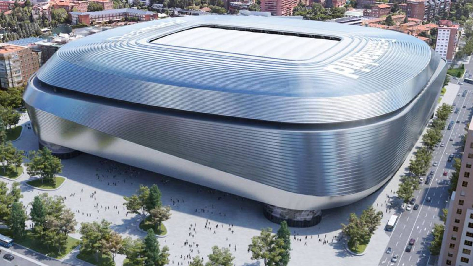 Diseño del nuevo Santiago Bernabéu.