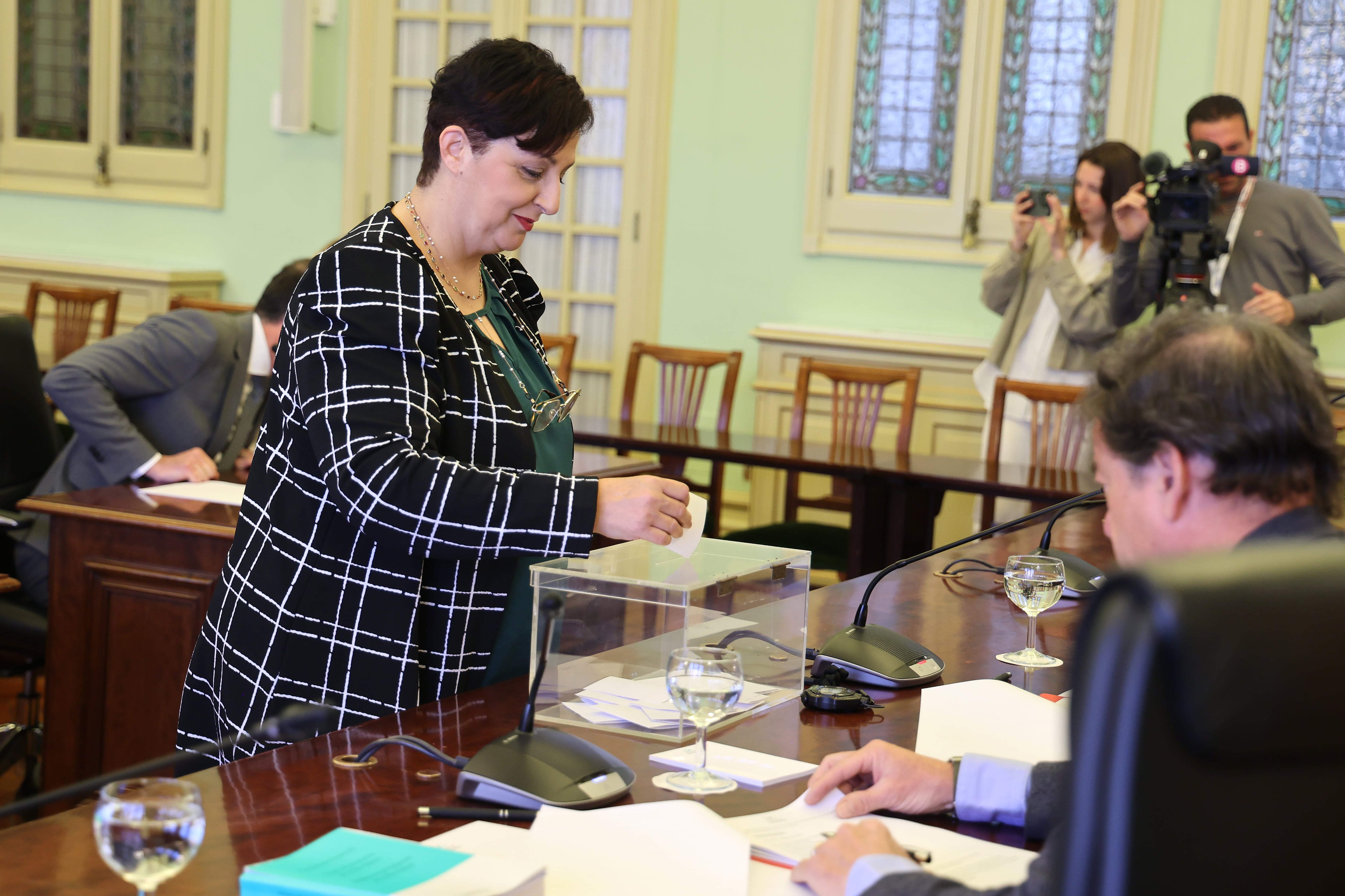 María José Verdú en la constitución de la Comisión de Investigación del caso Koldo en el Parlament